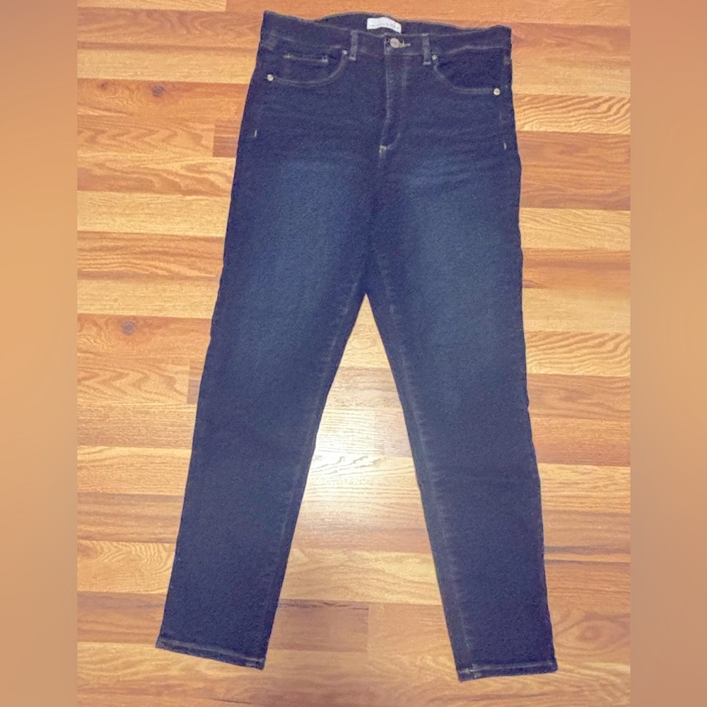 LOFT dark wash skinny jeans size 10